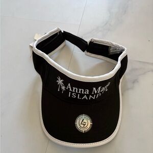 Anna Maria Island Black Visor